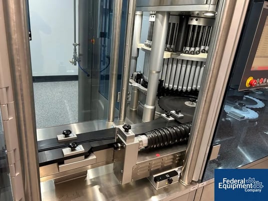 Seidenader #MS-60, Vial Inspection Machine, 600 PPm, 60 position carousel, 2R vials, 16mm diameter, 2021 - Image 4