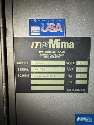 Mima #LG-20, Pallet Wrapper, 120 V. - Image 2