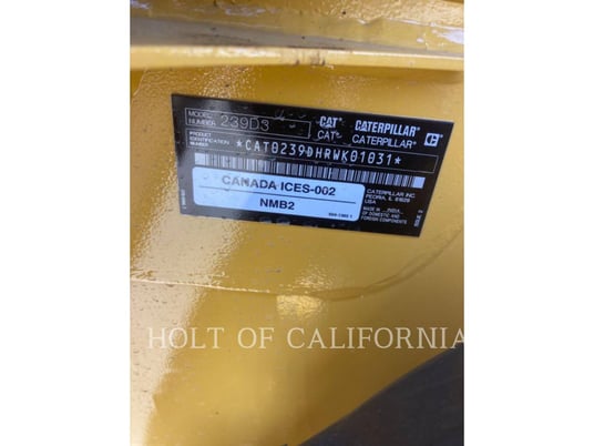 Caterpillar 239D3, Track Loader, 322 hours, S/N: RWK01031, 2023 - Image 6
