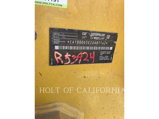 Caterpillar D5-17VP, Crawler Dozer, 885 hours, S/N: ZDA01142, 2022 - Image 6