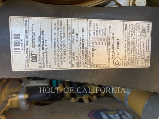 Caterpillar D5-17VP, Crawler Dozer, 885 hours, S/N: ZDA01142, 2022 - Image 7