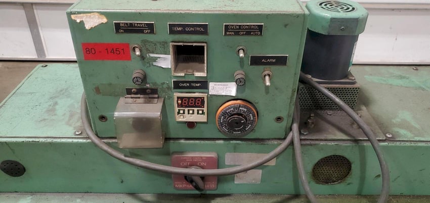 6" width x 55" L MKP, electic belt conveyor oven, variable speed, 930&deg;F - Image 4