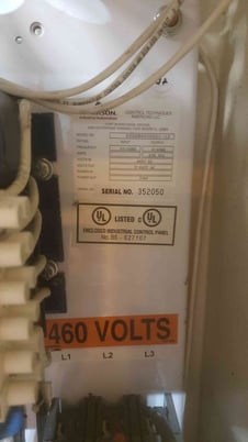 Emerson Industrial Automation, RSSKW4, Control Panel, 7.5 HP, 3ph, VFD, 480 Volts (2 available) - Image 3