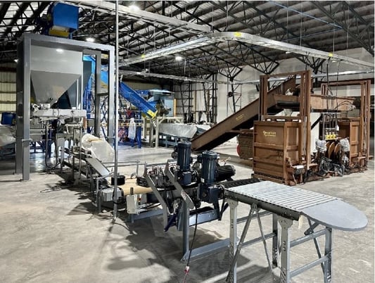 Express Scale #RW-14V, gravity fill bagger & sealer complete system 2023, complete bagging & sealing system - Image 1