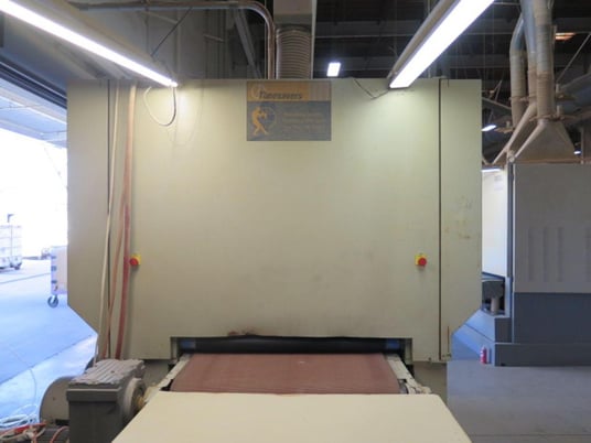 37" x 60" Timesavers #137-2HDCMW, 2-head belt sander, 15-45 FPM - Image 2