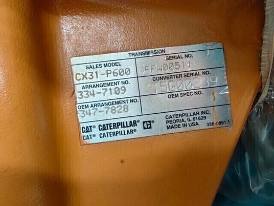 Caterpillar #CX31-P600, transmission - Image 3