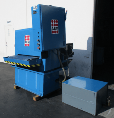 36" AEM, Belt Grinder, w/ slurry & blower - Image 8