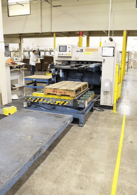 Aizawa #ARS-312, Auto Shear Cutting & Piling Line, 1/8" x 49" shear, 52.6 FPM, 150 SPM, cnc Back Gauge - Image 4