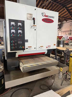 Timesavers Puma #37MWT-DDDB-75, 4-head grainer, s/n 34820 - Image 1