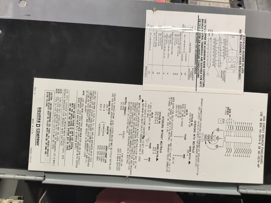 225 Amp. Square D, HCN I-Line, Panelboard, 277/480 Volts, 3PH, 4 Wire, 42 Space, w/ 25 breakers - Image 6