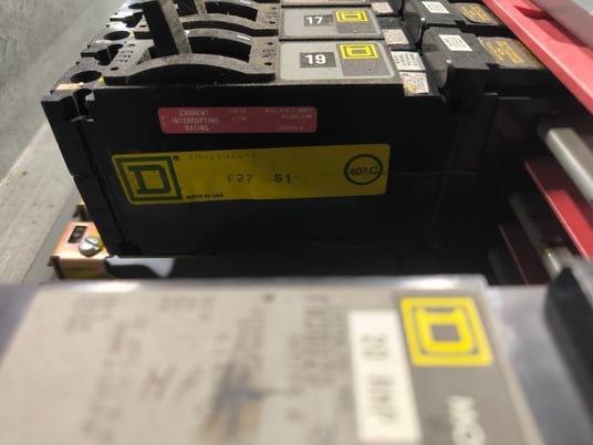 225 Amp. Square D, HCN I-Line, Panelboard, 277/480 Volts, 3PH, 4 Wire, 42 Space, w/ 25 breakers - Image 8