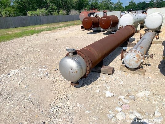 984 sq.ft., 90 psi shell, 90 psi tube, Perry Products, Shell & Tube Heat Exchanger, Carbon Steel Shell, 316L - Image 2