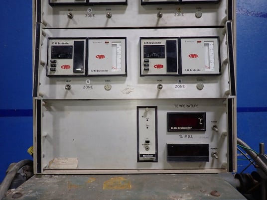 0.75" clock wise Brabender #2503, Extruder, 25:1 L/D, 3 barrel zone, 3 HP, 230 V., Control panel - Image 3