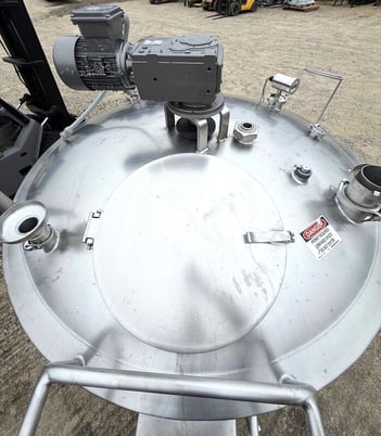 500 gallon Walker #PZ-ST, jacketed Stainless Steel mix tank / processor / pasteurizer / kettle - Image 8