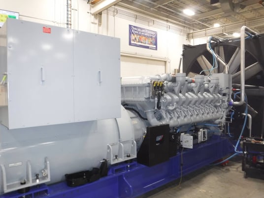 3000 kW MTU #DS3000, Diesel Generator, #20V4000 engine, 13200 Volts, Tier 2, open skid, 2025 - Image 2