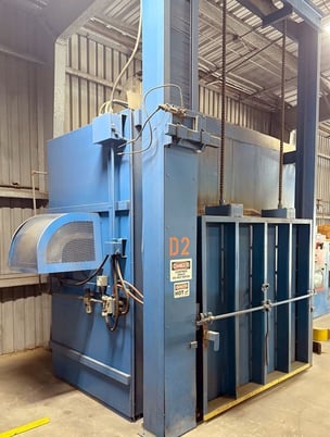 54" width x 54" H x 40" D Demco, elect temper furnace, 1200&deg;F, 480 V., 3-phase, Eurotherm Nanocac - Image 2