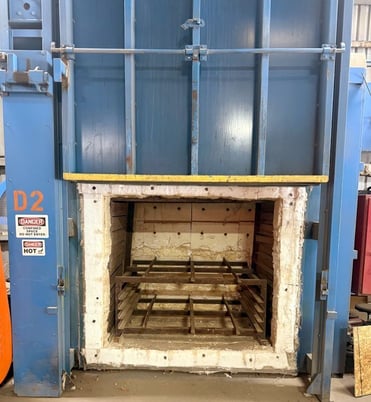 54" width x 54" H x 40" D Demco, elect temper furnace, 1200&deg;F, 480 V., 3-phase, Eurotherm Nanocac - Image 4