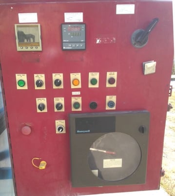 54" width x 54" H x 40" D Demco, elect temper furnace, 1200&deg;F, 480 V., 3-phase, Eurotherm Nanocac - Image 8