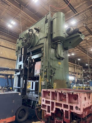 500 Ton, USI Clearing #S4-500-96-60, straight side double crank press, 24" stroke, 60" Shut Height, 12" slide - Image 4