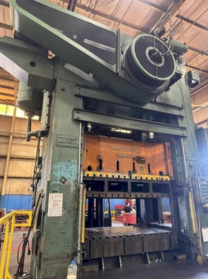 500 Ton, USI Clearing #S4-500-96-60, straight side double crank press, 24" stroke, 60" Shut Height, 12" slide - Image 6