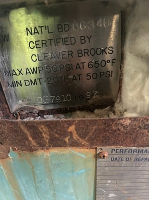 Cleaver-Brooks, DA tank, 1997 - Image 8