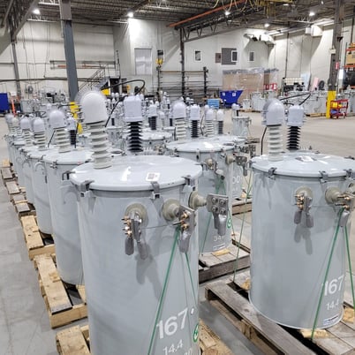 25/167 KVA Pole-mount transformers, refurbished - Image 2