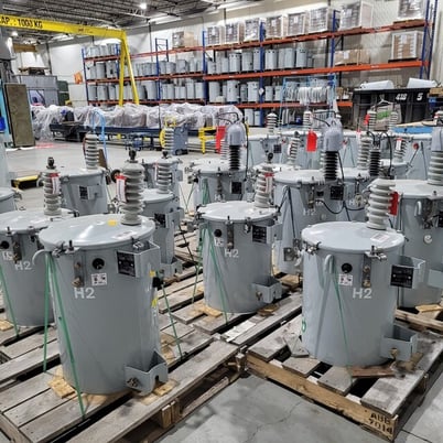 25/167 KVA Pole-mount transformers, refurbished - Image 5