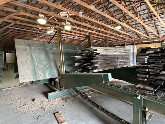6-Strand Green Chain w/Incoming Deck, Hoist & Carts, 120' L Chain Deck, 10' width x 19' L 3-Strand Infeed - Image 7
