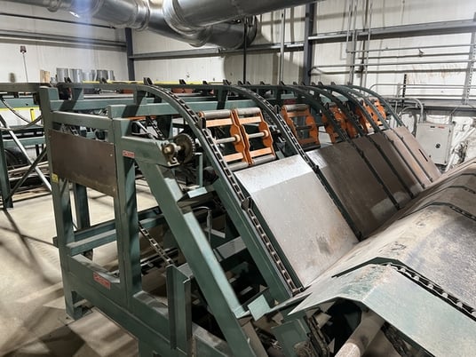 Automated Lumber Handling, 6-Chain Unscrambler, 11.375' L x 8.5' H, 5 HP Motor - Image 1