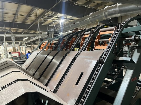 Automated Lumber Handling, 6-Chain Unscrambler, 11.375' L x 8.5' H, 5 HP Motor - Image 2