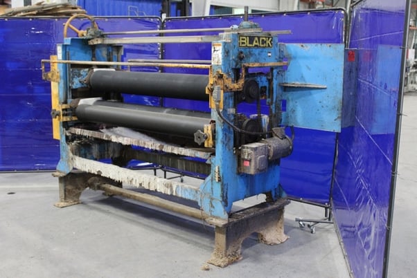 Black Brothers #22-D-875, Top & Bottom Glue Spreader, 74" Width capacity, 8.75" diameter Applicator Roll, 88 - Image 7