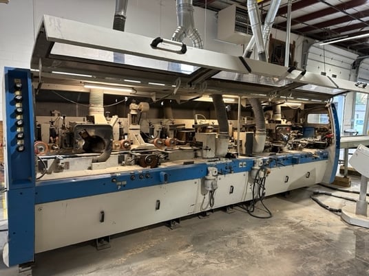 Leadermac #Speedmac-LMC-923SP, 9-Head Moulder, 9" Width capacity, 2.125" Spindle diameter, 20-260 FPM, 460 V - Image 2