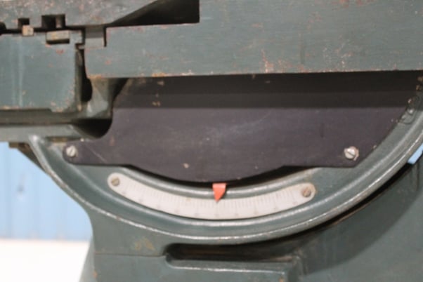 Oliver #260-D, Double Arbor Tilting Blade Sliding Table Saw, 20" Blade capacity, 24" x 44" Main & 17" x 44" - Image 10