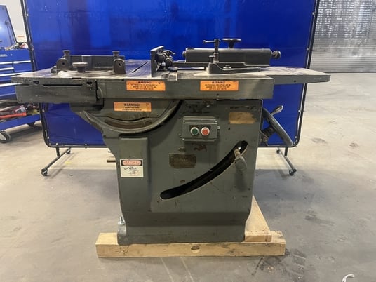 Oliver #260-D, Dual Arbor Table Saw, 20" Blade capacity, 24" x 44" Main & 17" x 44" Sliding Tables, (2) 5 HP - Image 1