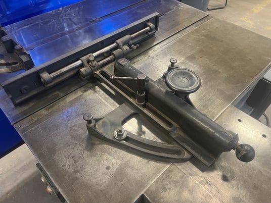 Oliver #260-D, Dual Arbor Table Saw, 20" Blade capacity, 24" x 44" Main & 17" x 44" Sliding Tables, (2) 5 HP - Image 6