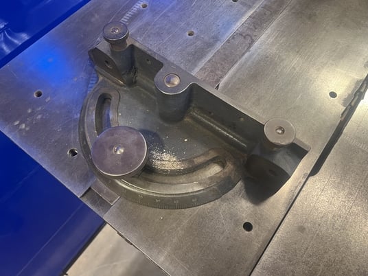 Oliver #260-D, Dual Arbor Table Saw, 20" Blade capacity, 24" x 44" Main & 17" x 44" Sliding Tables, (2) 5 HP - Image 7