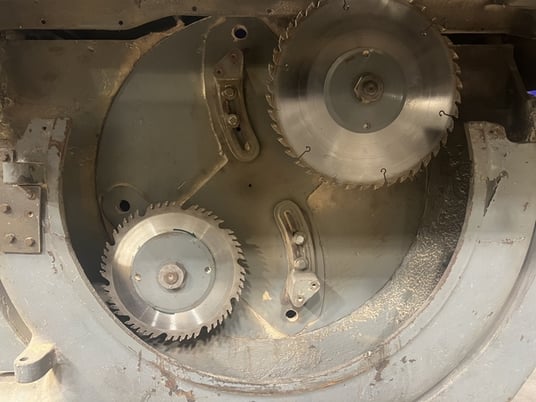 Oliver #260-D, Dual Arbor Table Saw, 20" Blade capacity, 24" x 44" Main & 17" x 44" Sliding Tables, (2) 5 HP - Image 8