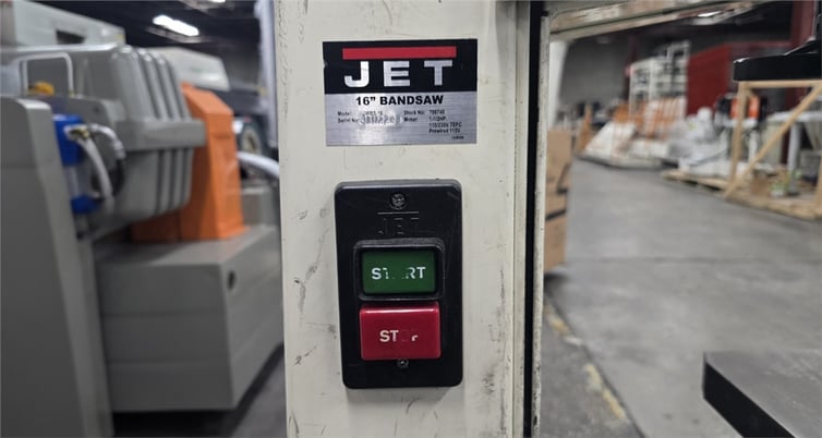 16" Jet #JWBS-16, Band Saw, 1.5 HP, 1720 RPM, 115/230 V, 2008 - Image 5