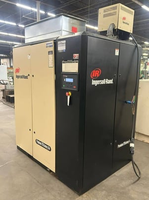 145 psi, Ingersoll-Rand #IRN75HCC, VSD Rotary Screw Air Compressor, 75 HP, 460 V - Image 2