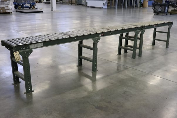 14.5" wide x 15' long, U-Line #H-3409/H-3411, Gravity Conveyor - Image 4