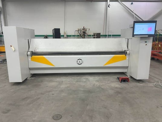 126" RAS #62.30-2-Turbo-2-Plus, CNC Folder, 14 gauge Bending thickness, 11" Upper Beam Upstroke, 0.236"-120" - Image 1