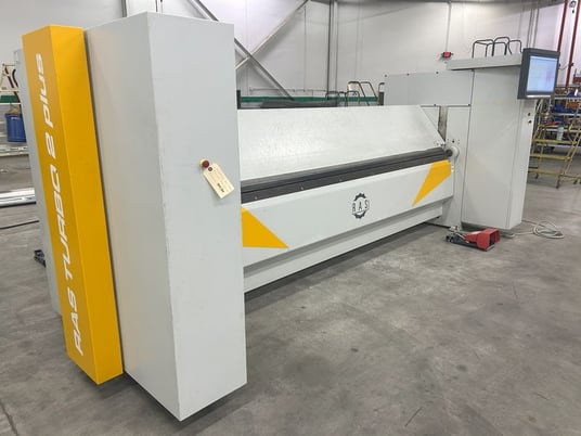 126" RAS #62.30-2-Turbo-2-Plus, CNC Folder, 14 gauge Bending thickness, 11" Upper Beam Upstroke, 0.236"-120" - Image 3