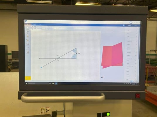 126" RAS #62.30-2-Turbo-2-Plus, CNC Folder, 14 gauge Bending thickness, 11" Upper Beam Upstroke, 0.236"-120" - Image 6