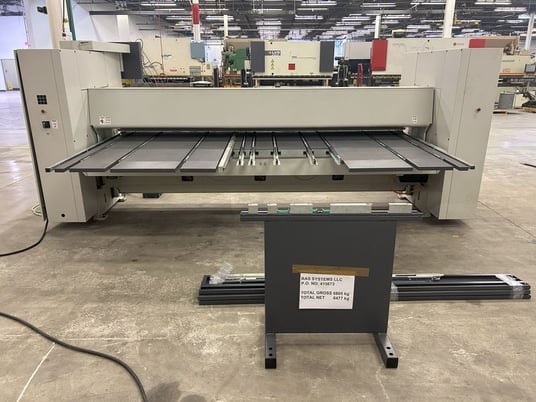 126" RAS #62.30-2-Turbo-2-Plus, CNC Folder, 14 gauge Bending thickness, 11" Upper Beam Upstroke, 0.236"-120" - Image 9