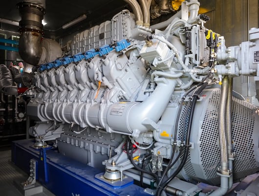 1550 KW MTU #16V4000GS, Natural gas generator set, 6-Wire, 3-phase, 60 Hz, 277/480 Volts, 2019 - Image 3