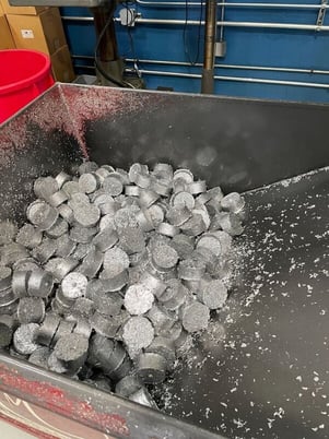 No. LT120 Puckmaster, Hydraulic Briquetter Machine w/Shread Master & Chip Conveyor, Rebuilt 2021 - Image 7