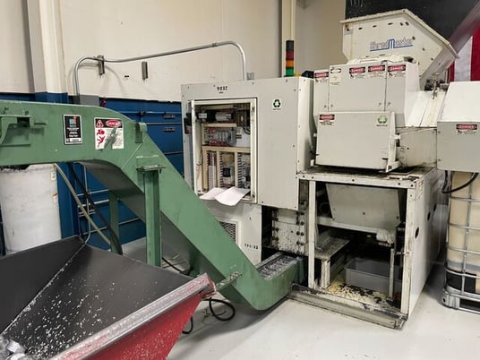 No. LT120 Puckmaster, Hydraulic Briquetter Machine w/Shread Master & Chip Conveyor, Rebuilt 2021 - Image 8