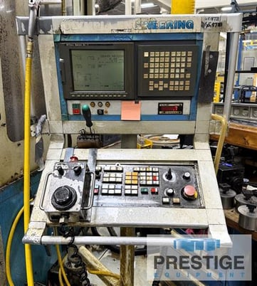 66" Olympia #V60, CNC vertical boring mill, 71" swing, 4-jaw chuck, 12 ATC, Fanuc 18i-T, 80 HP Siemens motor - Image 2