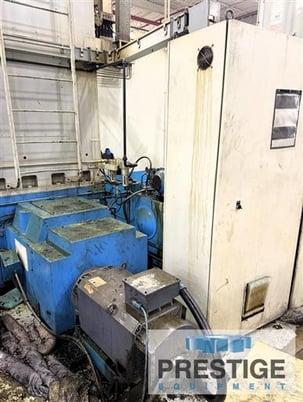66" Olympia #V60, CNC vertical boring mill, 71" swing, 4-jaw chuck, 12 ATC, Fanuc 18i-T, 80 HP Siemens motor - Image 7