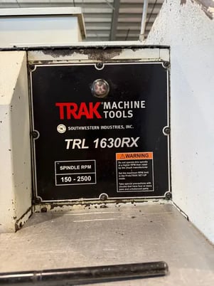 Southwestern Industries #Trak-1630RX, CNC toolroom lathe, 16" swing, 10" 3-jaw chuck, 12" 4-jaw chuck, 2.12" - Image 10
